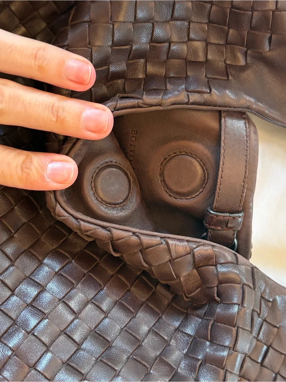 Bottega Veneta highlights brown